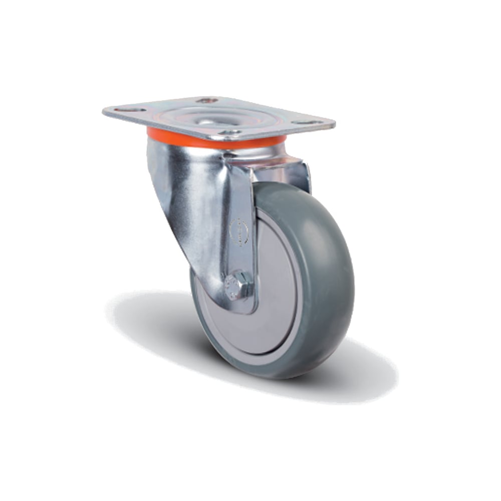 Аппаратное поворотное колесо MFK-TORG колесо серая мягкая резина неповоротное sus 304 50 мм mfk torg 3052050нерж