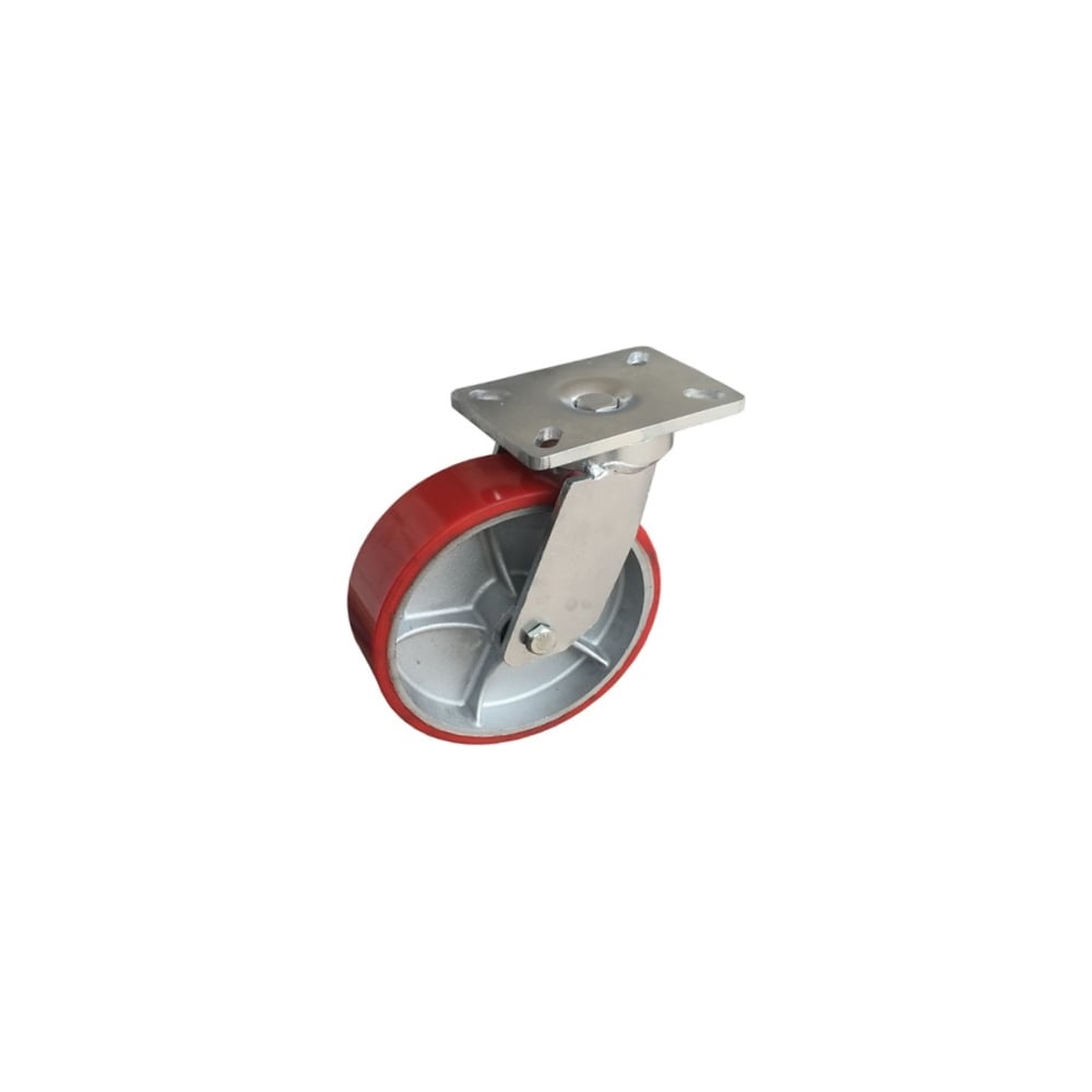 Изображение товара Колесо большегрузное сверхмощное полиуретановое поворотное 250 мм MFK-TORG 1053250 ТГ