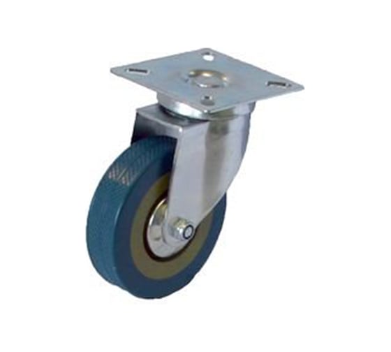 Изображение товара Колесо серая резина поворотное SCG55 125 мм MFK-TORG 3053125