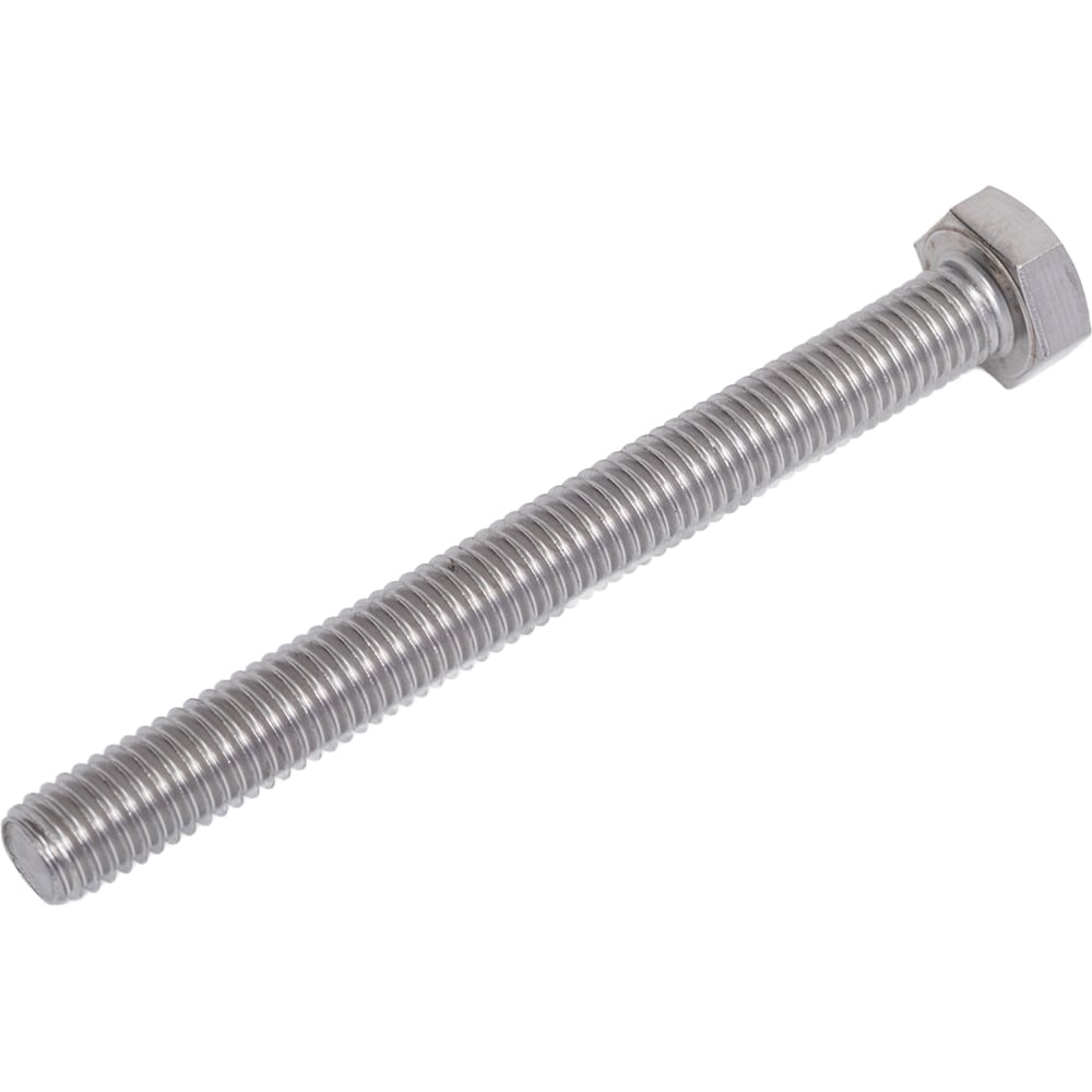 Изображение товара Болт Госкреп DIN 933 8х80 с шестигранной головкой из нержавеющей стали