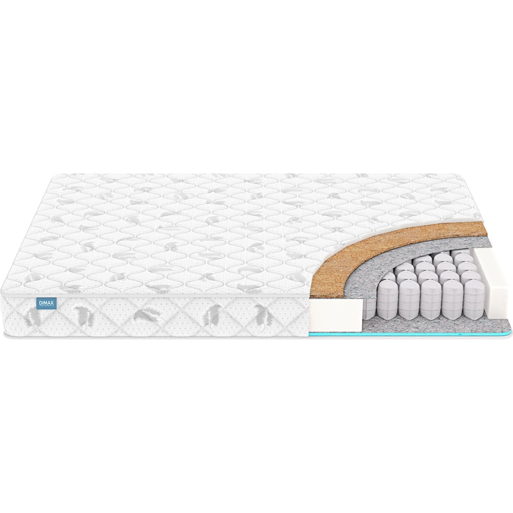 Изображение товара Матрас Димакс Оптима премиум хард лайт 160x190 см ортопедический двусторонний