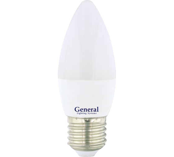 Изображение товара Светодиодная лампа General Lighting Systems Свеча CF-7W-E27-650100