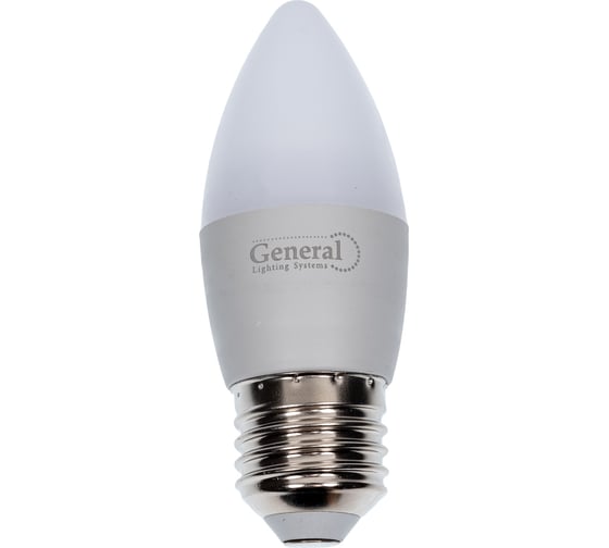 Изображение товара Светодиодная лампа General Lighting Systems Свеча CF-7W-E27-2700K 650000
