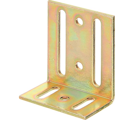 Изображение товара Регулируемый уголок BILTI оцинкованный 75x40x65, 3 мм, 20 шт. Б-УР-7540653-Х1100
