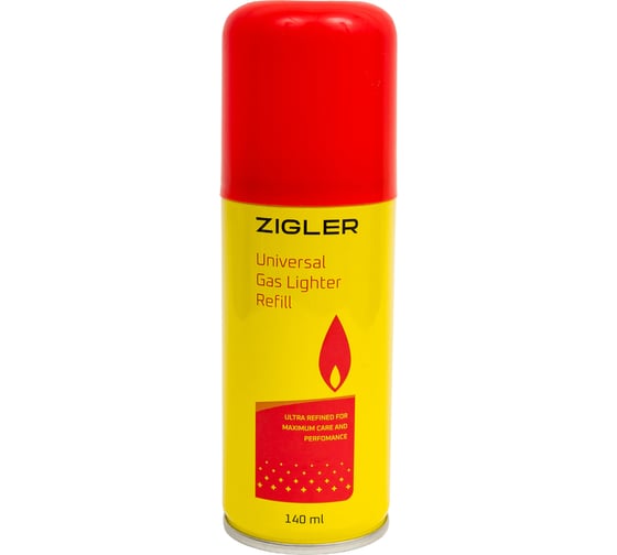 Изображение товара Газ для зажигалок 140 мл Zigler ГС 008