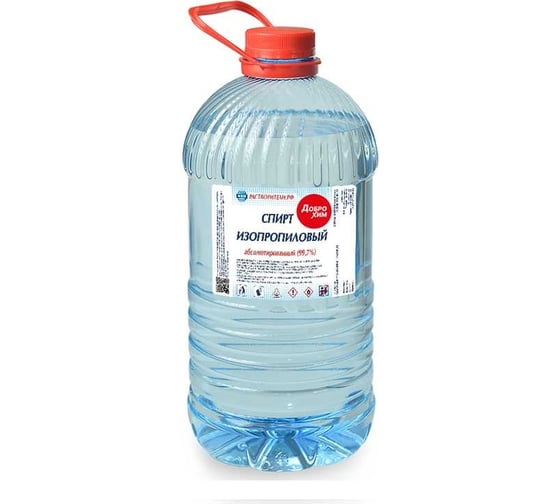 Изображение товара Изопропиловый абсолютированный спирт Доброхим 4,0 л БП-00000974