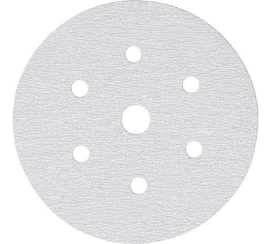 Изображение товара Круг шлифовальный на бумаге B322 150 мм, 6+1 отв., Р400, 10 шт SUNMIGHT 4673751373325
