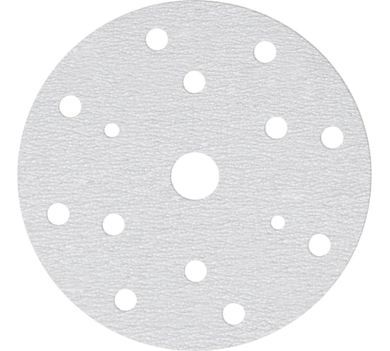 Изображение товара Круг шлифовальный на бумаге B322 150 мм, 15 отв., Р100, 10 шт SUNMIGHT 4673751373363