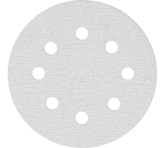 Изображение товара Круг шлифовальный на бумаге B322 125 мм, 8 отв., Р240, 10 шт SUNMIGHT 4673751373080