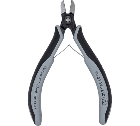 Изображение товара Прецизионные антистатические бокорезы Knipex для электроники ESD 125 мм KN-7902125ESD