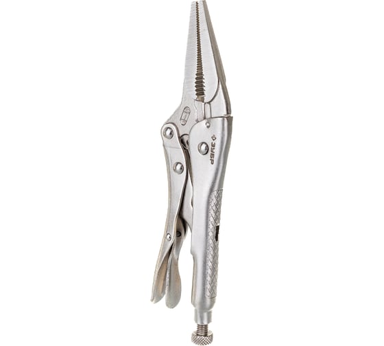 Изображение товара Ручной зажим Зубр Эксперт с удлиненными губками из кованой Cr-V стали для мест с ограниченным доступом 225 мм 22511-22