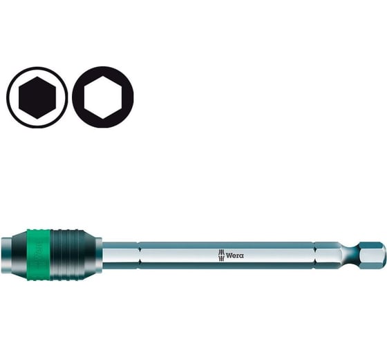 Изображение товара Битодержатель 889/4 R Rapidaptor 1/4"x100 мм Wera WE-052504