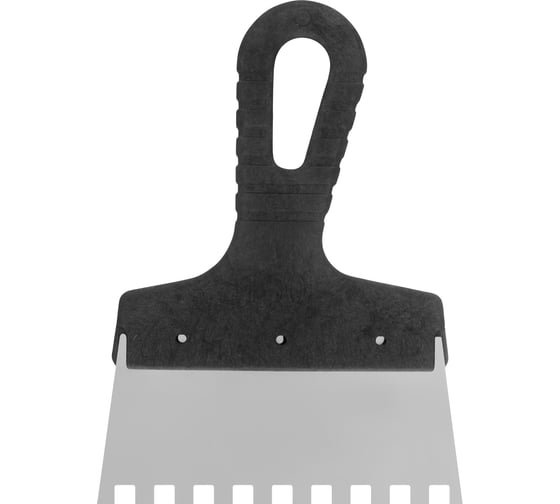 Изображение товара Шпатель Сибртех из нержавеющей стали150 мм зуб 8x8 мм пластмассовая ручка 85471
