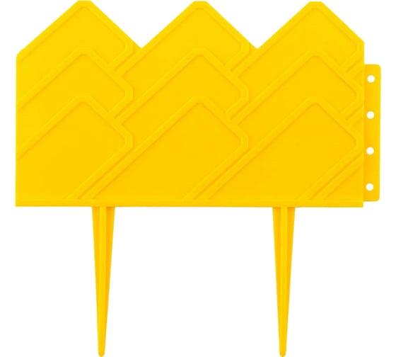 Изображение товара Декоративный бордюр Grinda для клумб 14x310 см желтый 422221-Y