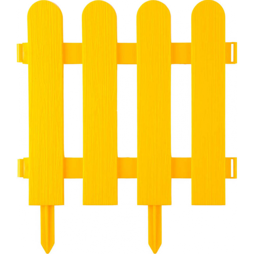 Декоративный забор Grinda забор декоративный пластмасса palisad плетенка 6 24х320 см желтый зд06