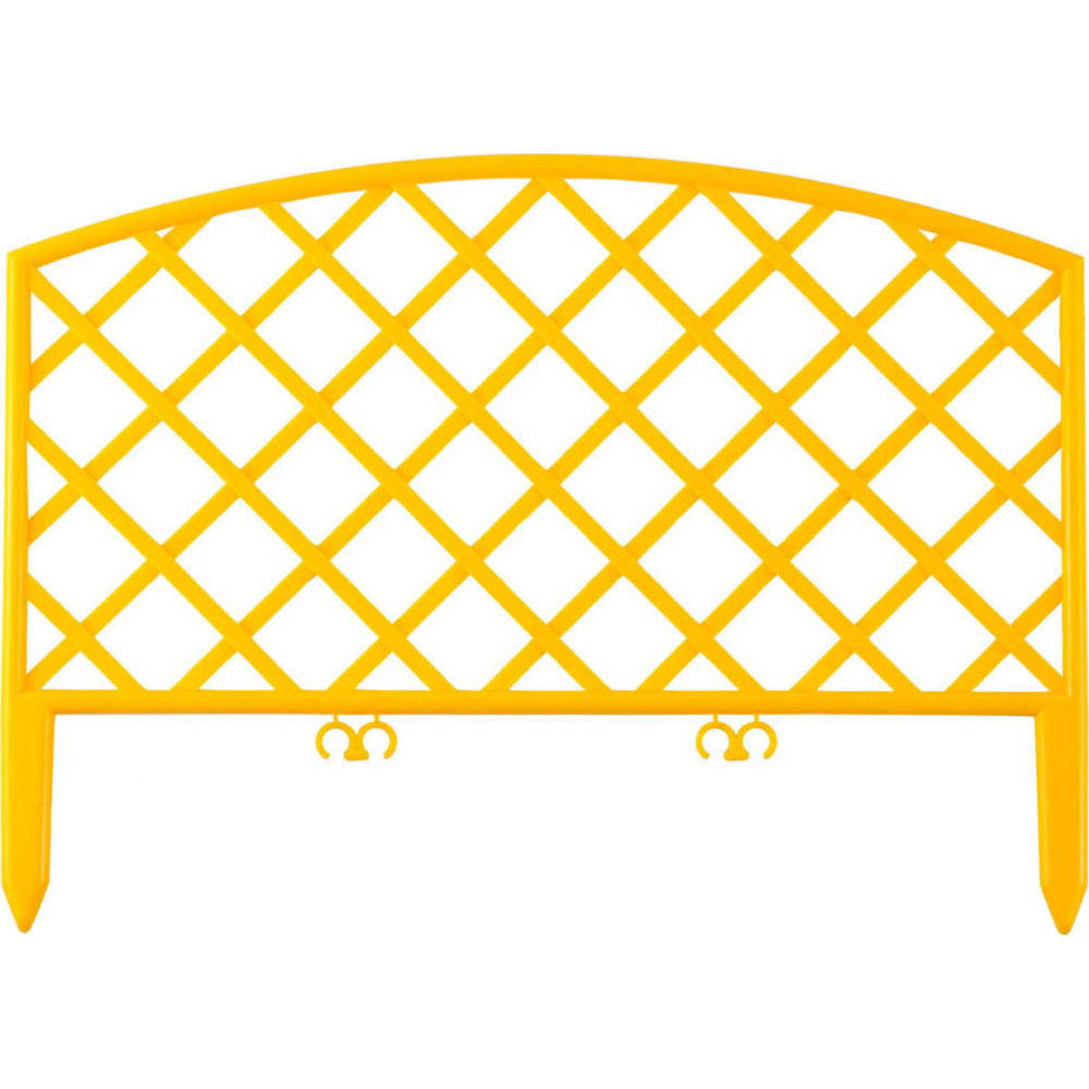 Декоративный забор Grinda забор декоративный пластмасса palisad 2 28х300 см желтый зд02