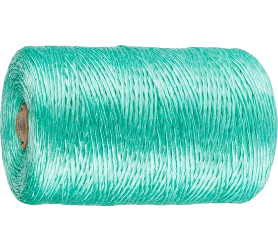 Изображение товара Многоцелевой шпагат Зубр полипропиленовый зеленый 500 м 1200текс 50033-500