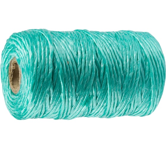 Изображение товара Многоцелевой шпагат Зубр полипропиленовый зеленый 60 м 1200текс 50033-060