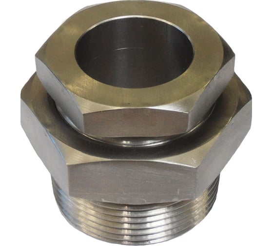 Изображение товара Муфта INNOLEVEL перемещения для il-vp, резьба g 1 1/2", внутренний диаметр 30 мм, нержавеющая сталь sus304, pmax=6 b IL-MAP-G 1 1/2