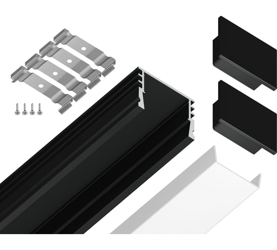 Изображение товара Накладной профиль Ambrella Light для светодиодной ленты ILLUMINATION GP1750BK
