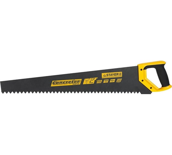 Изображение товара Ножовка STAYER Master по пенобетону закаленный зуб двухкомпонентная рукоятка 1 TPI 700мм 15098