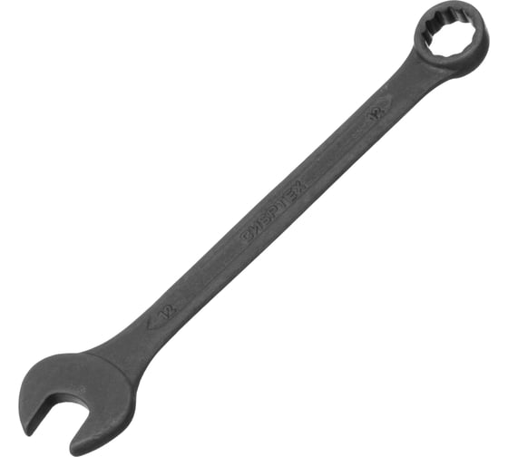 Изображение товара Комбинированный фосфатированный ключ СИБРТЕХ 12 мм CrV ГОСТ 16983 14907