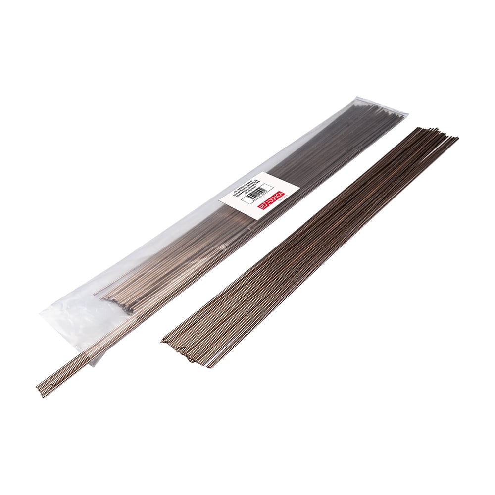 Изображение товара Твердый припой Hardloy S5 450 мм диаметр 2 мм для меди и латуни