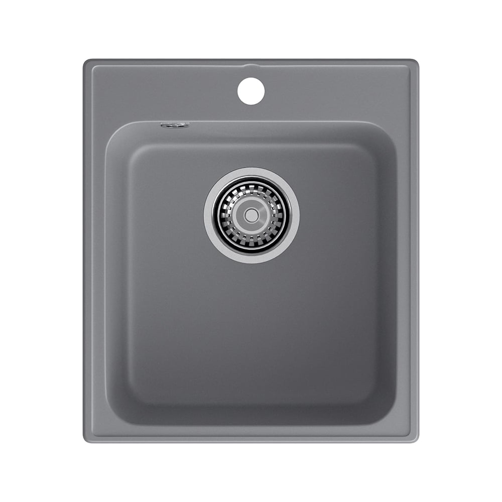 Изображение товара Кухонная мойка LEX Balaton 420 Deep Grey врезная из кварцевого песка