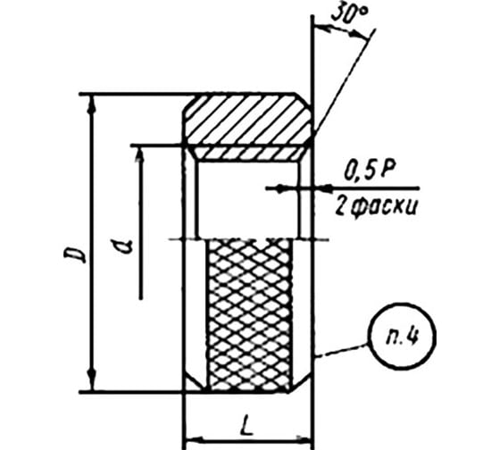 Изображение товара Калибр-кольцо Туламаш Tr 65x4 мм 7e НЕ 125707
