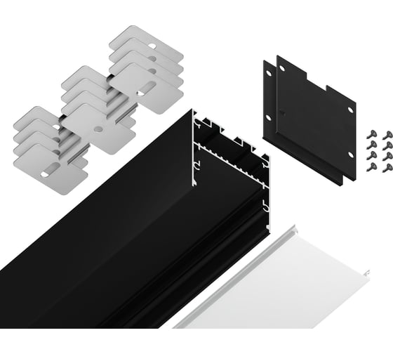 Изображение товара Накладной/подвесной профиль для светодиодной ленты Ambrella Light ILLUMINATION GP3050BK