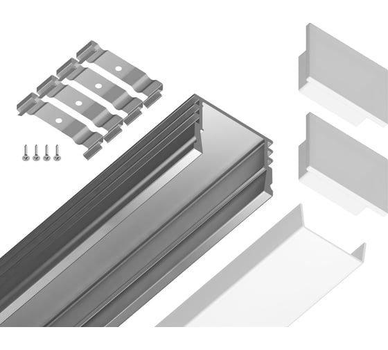 Изображение товара Накладной профиль для светодиодной ленты Ambrella Light ILLUMINATION GP1750AL