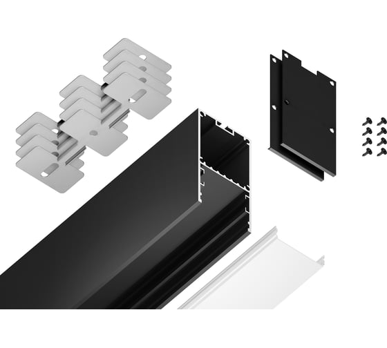 Изображение товара Накладной/подвесной профиль для светодиодной ленты Ambrella Light ILLUMINATION GP3000BK