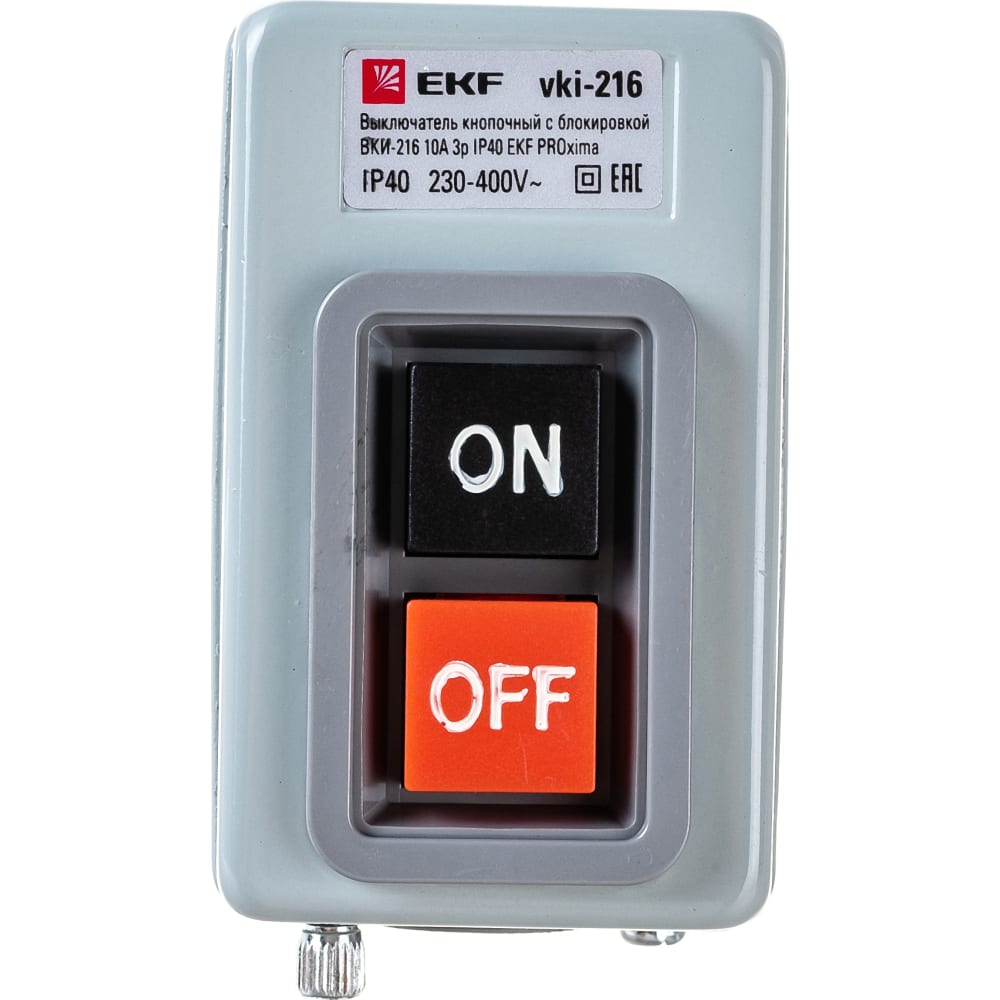 Кнопочный выключатель EKF кнопочный выключатель tdm