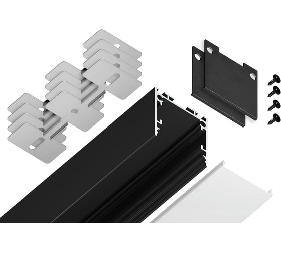Изображение товара Накладной/подвесной профиль для светодиодной ленты Ambrella Light ILLUMINATION GP2500BK