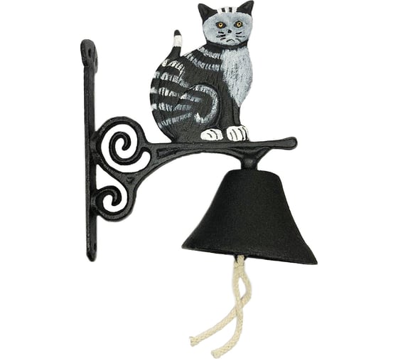 Изображение товара Дверной колокольчик Репка Кошка EDDB082C чугун, цветной 47722