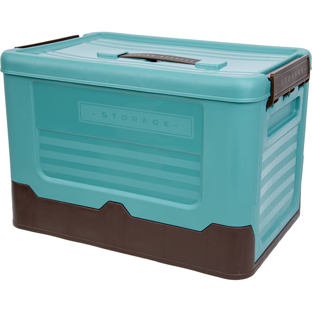 Короб пластиковый складной "Пазл" HANDY HOME, Д340 Ш240 В230, голубой Fancy-hh97-S