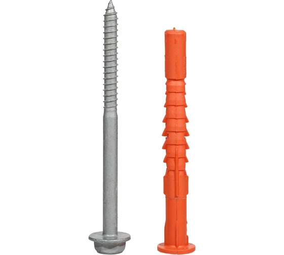 Изображение товара Универсальный фасадный дюбель с шурупом SORMAT sdp-kb 10x100 мм, упаковка 100 шт. 8773100609