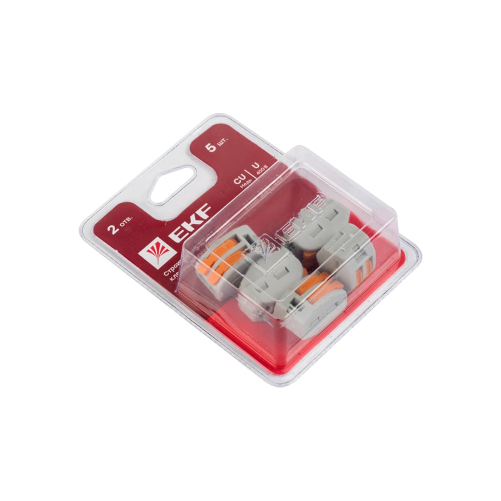 Изображение товара Клемма EKF СМК 222-412, 5шт plc-smk-412b