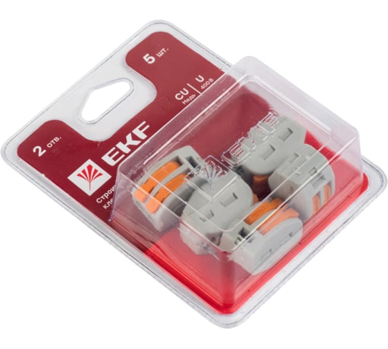 Изображение товара Клемма EKF СМК 222-412, 5шт plc-smk-412b