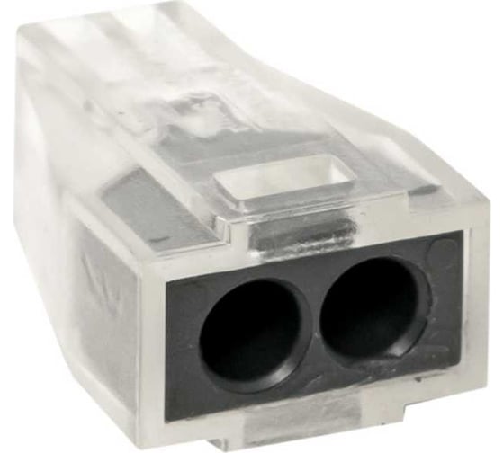 Изображение товара Строительно-монтажная клемма EKF СМК 773-102, 2 отверстия, 1,0-2,5мм2, 100шт, PROxima 100шт plc-smk-102