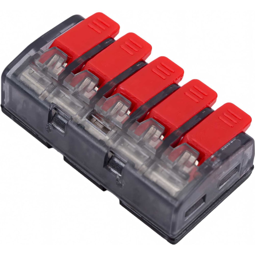 Изображение товара Клемма EKF СМК 221-415 5 отверстий 0.2-4.0 мм² 50 шт PROxima SQ