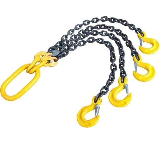 Изображение товара Цепной четырехветвевой строп САМСОН 4СЦ 2.36 т, 2 м, 8кл 010200039858