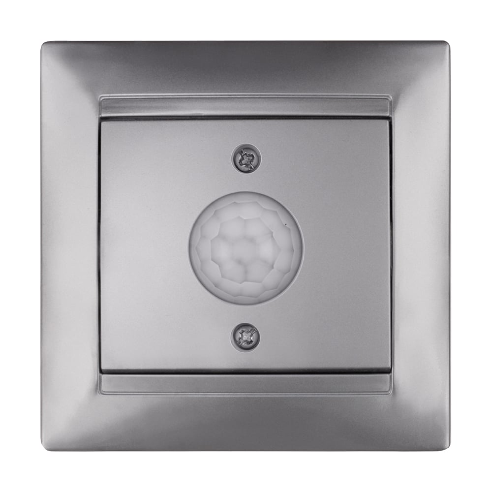 Изображение товара Выключатель с датчиком движения TDM ELECTRIC серии Лама SQ1815-0248 серебристый