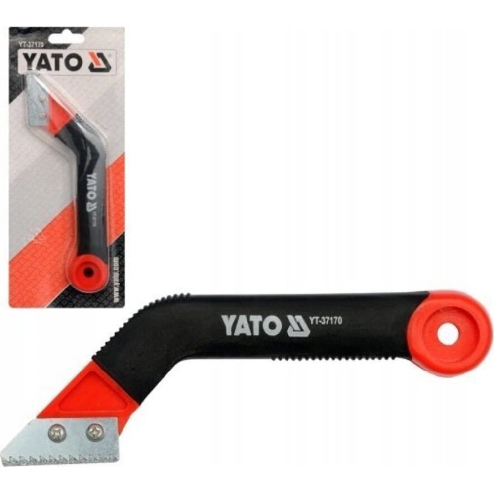 Скребок для швов плитки YATO скребок для очистки межплиточных швов makers пластиковая ручка 2 мм