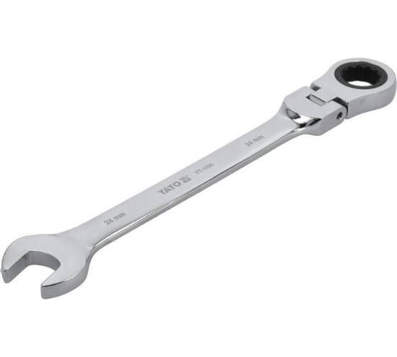 Изображение товара Комбинированный ключ с трещоткой и шарниром, 24 мм YATO YT-1690