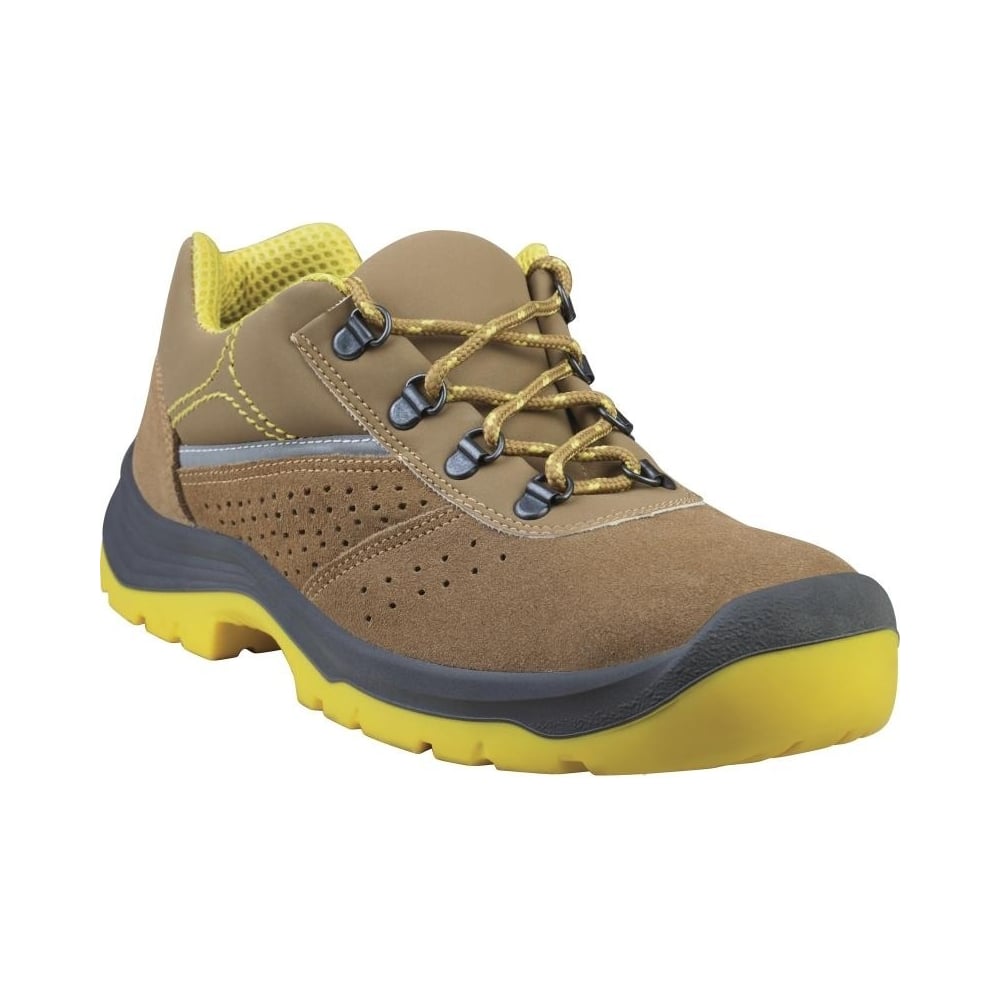 Изображение товара Полуботинки из замши Delta Plus RIMINI4 S1P SRC бежевые желтые размер 41