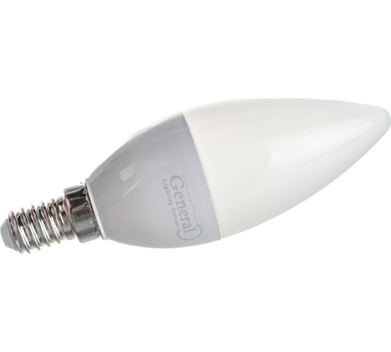 Изображение товара Лампа светодиодная General Lighting Systems GLDEN-CF-12-230-E14-2700, 12Вт, 910Лм, 230В, цоколь E14, колба CF (свеча), 2700К - теплый белый свет 649927