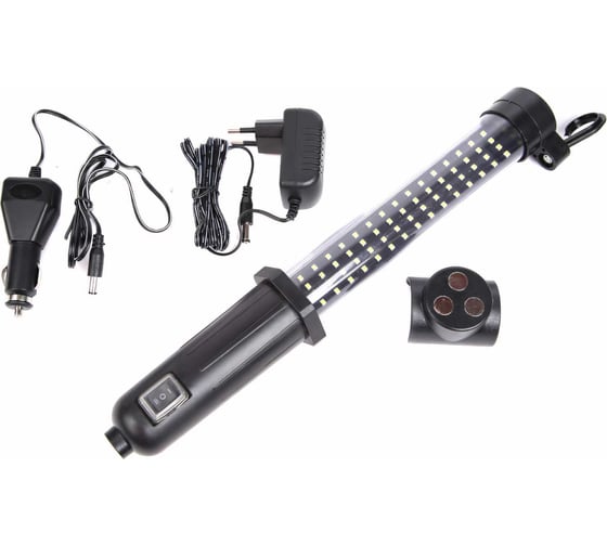 Изображение товара Лампа переносная светодиодная 220/12В аккумуляторная LED 60+17 AIST 19399750 00-00021120