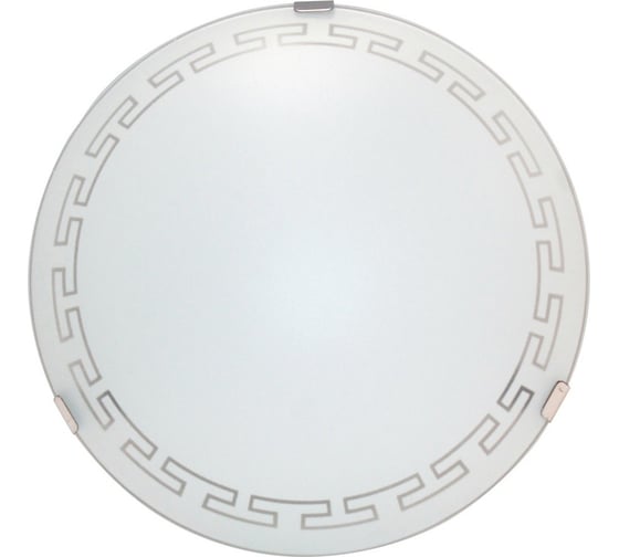 Изображение товара Светильник Элетех Этруска 250 НПБ 01-60-130 М15 ИУ матовый белый /клипсы штамп металлик 1005253123