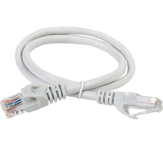 Изображение товара Патч-корд ITK категории 5е UTP 15 м серый PC01-C5EU-15M